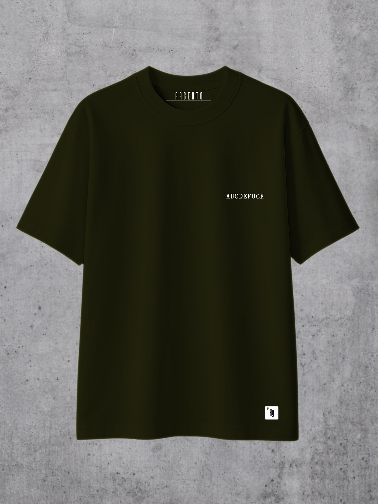 T-shirt ABCDEFUCK Oversized