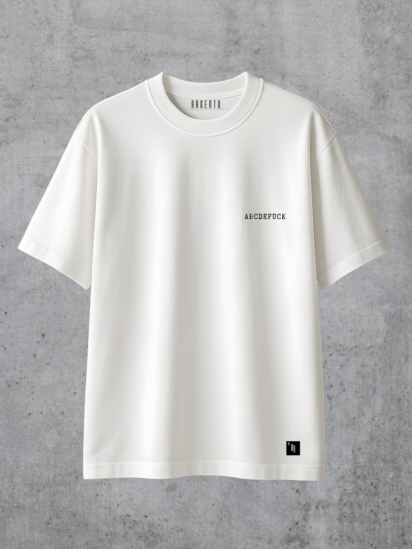 T-shirt ABCDEFUCK Oversized