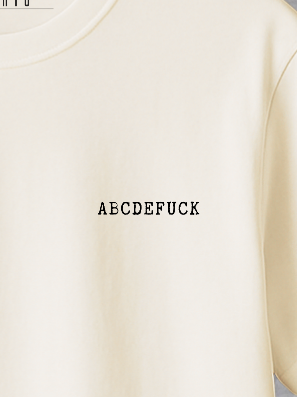 T-shirt ABCDEFUCK Man