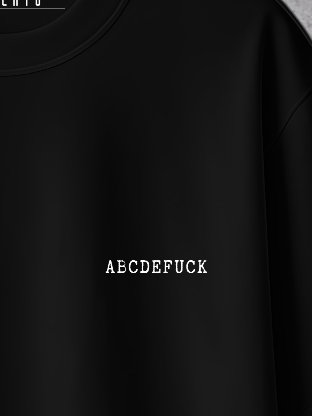 T-shirt ABCDEFUCK Oversized
