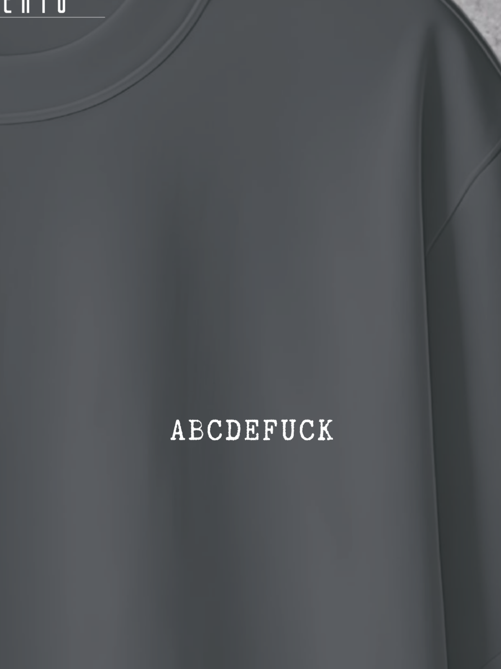 T-shirt ABCDEFUCK Oversized
