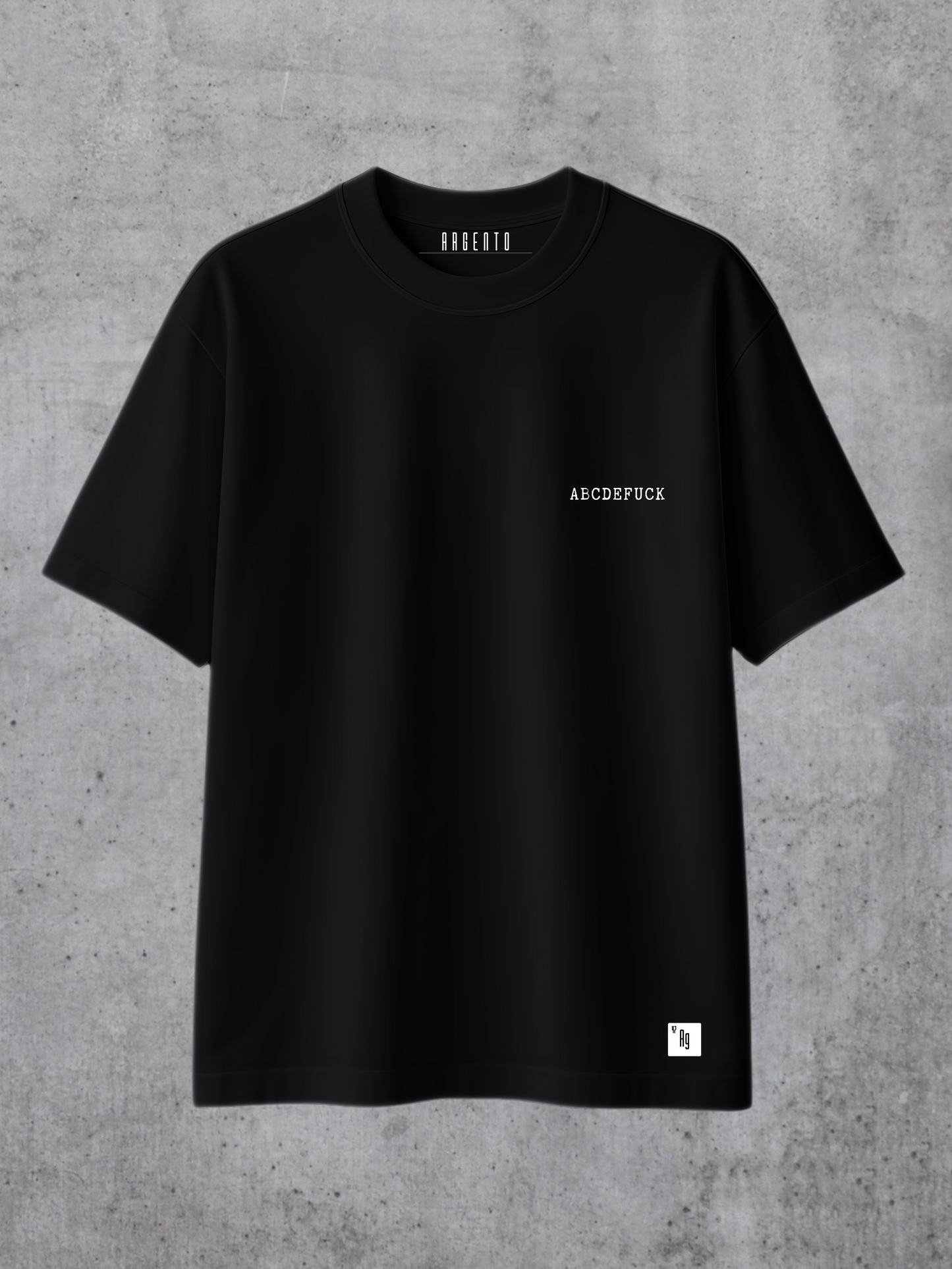 T-shirt ABCDEFUCK Oversized