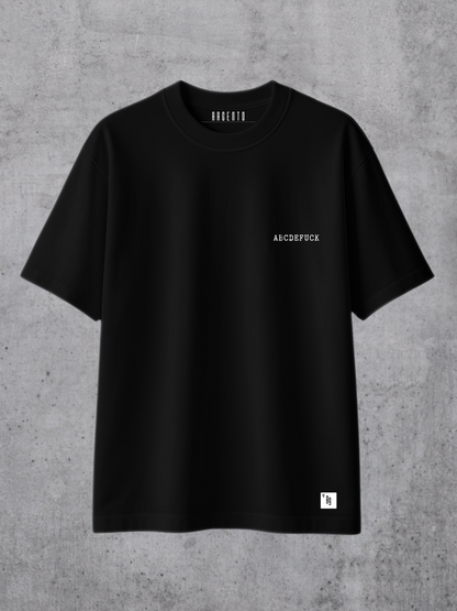 T-shirt ABCDEFUCK Oversized