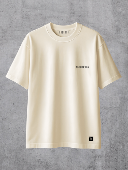 T-shirt ABCDEFUCK Oversized