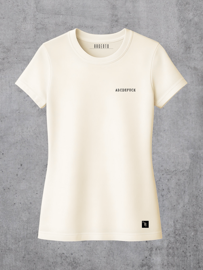 T-shirt ABCDEFUCK Woman