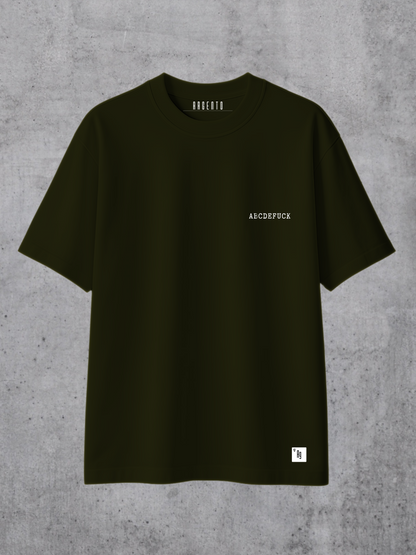 T-shirt ABCDEFUCK Oversized