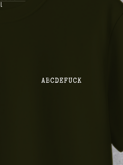 T-shirt ABCDEFUCK Man