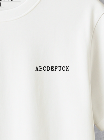 T-shirt ABCDEFUCK Man