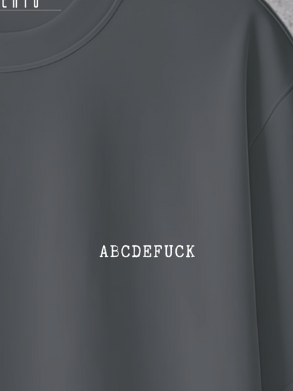 T-shirt ABCDEFUCK Oversized