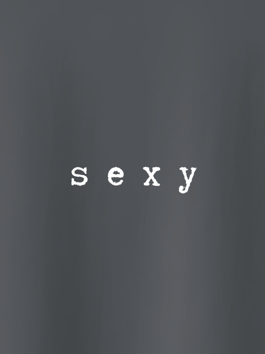 T-shirt Born To Be Sexy Oversized