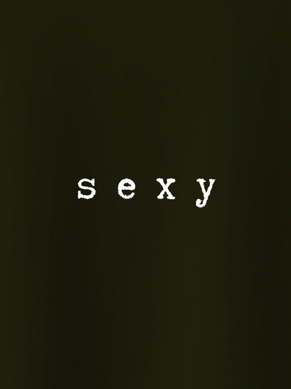 T-shirt Born To Be Sexy Oversized