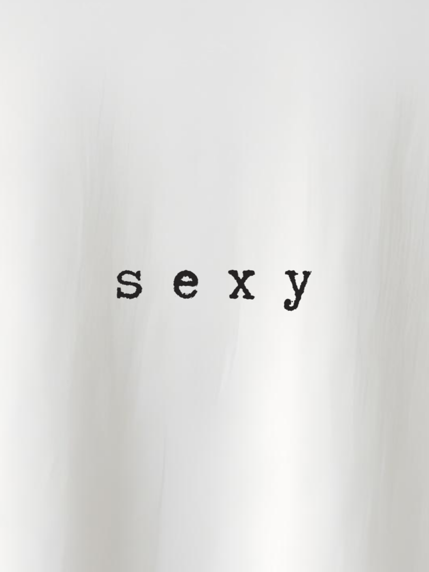 T-shirt Born To Be Sexy Oversized