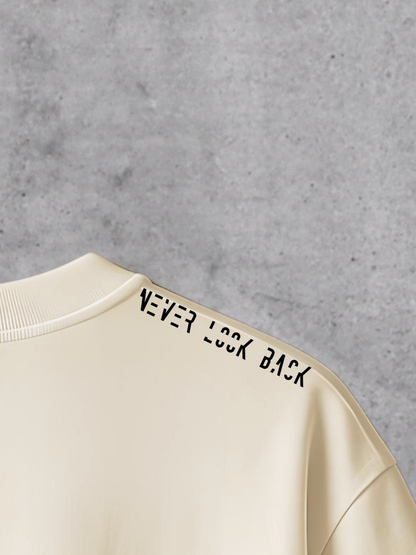 T-shirt Never Look Back Oversized