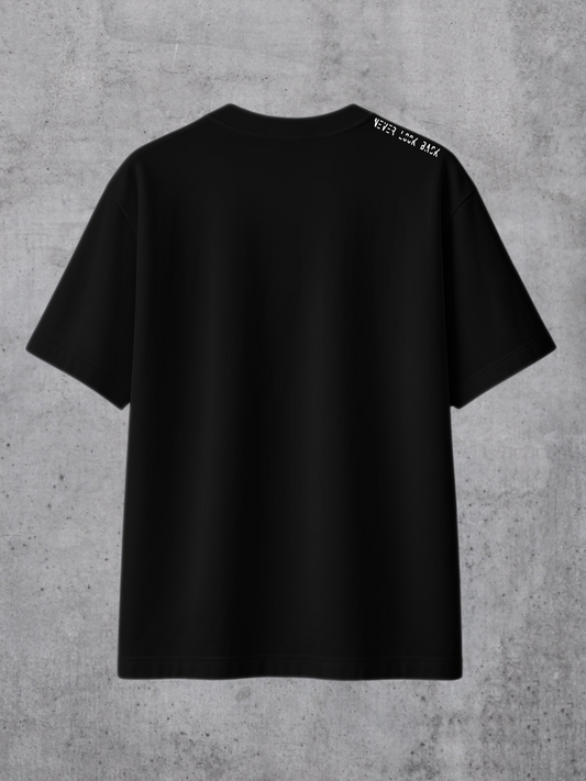 T-shirt Never Look Back Oversized