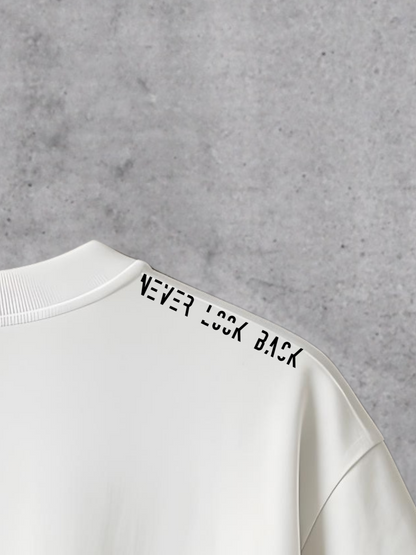 T-shirt Never Look Back Oversized