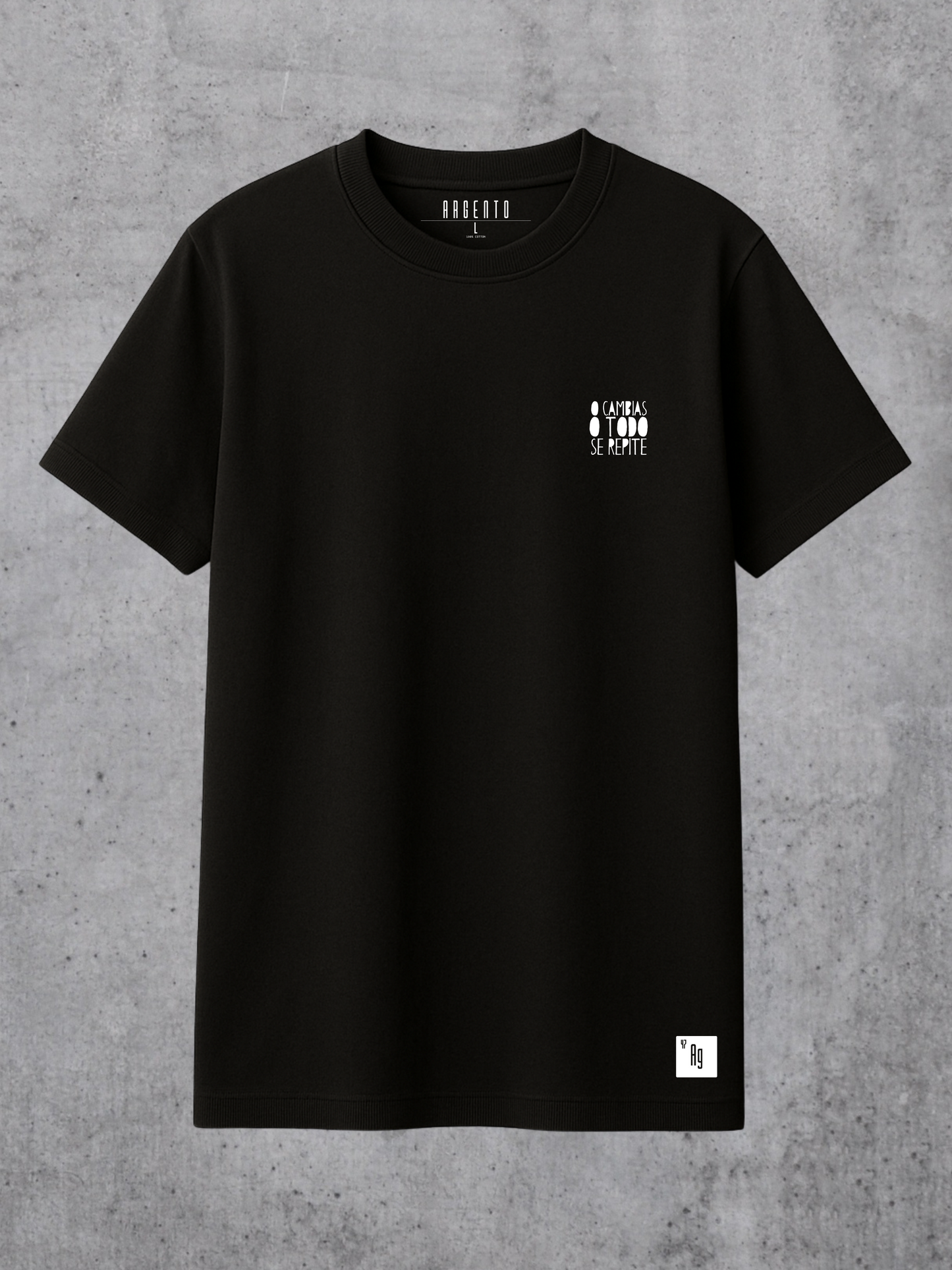 T-shirt O cambias o todo se repite Man