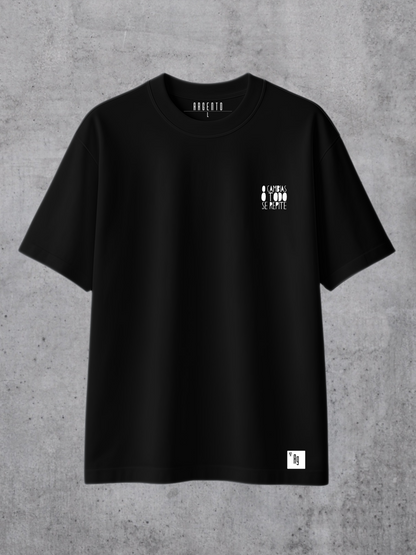T-shirt O cambias o todo se repite Oversized