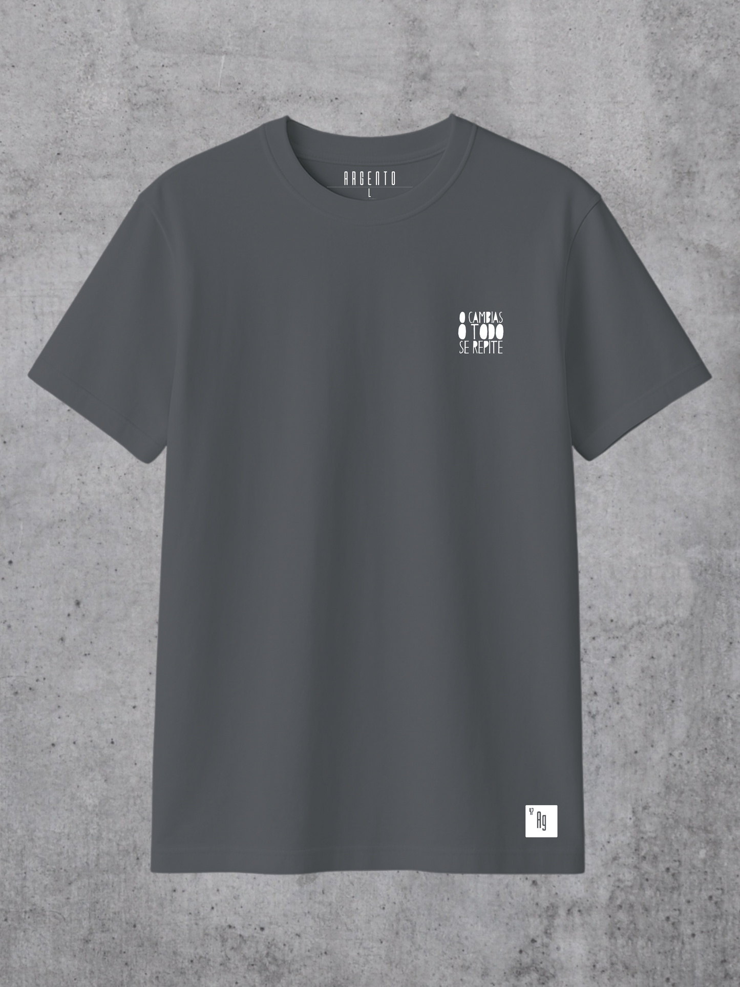 T-shirt O cambias o todo se repite Man