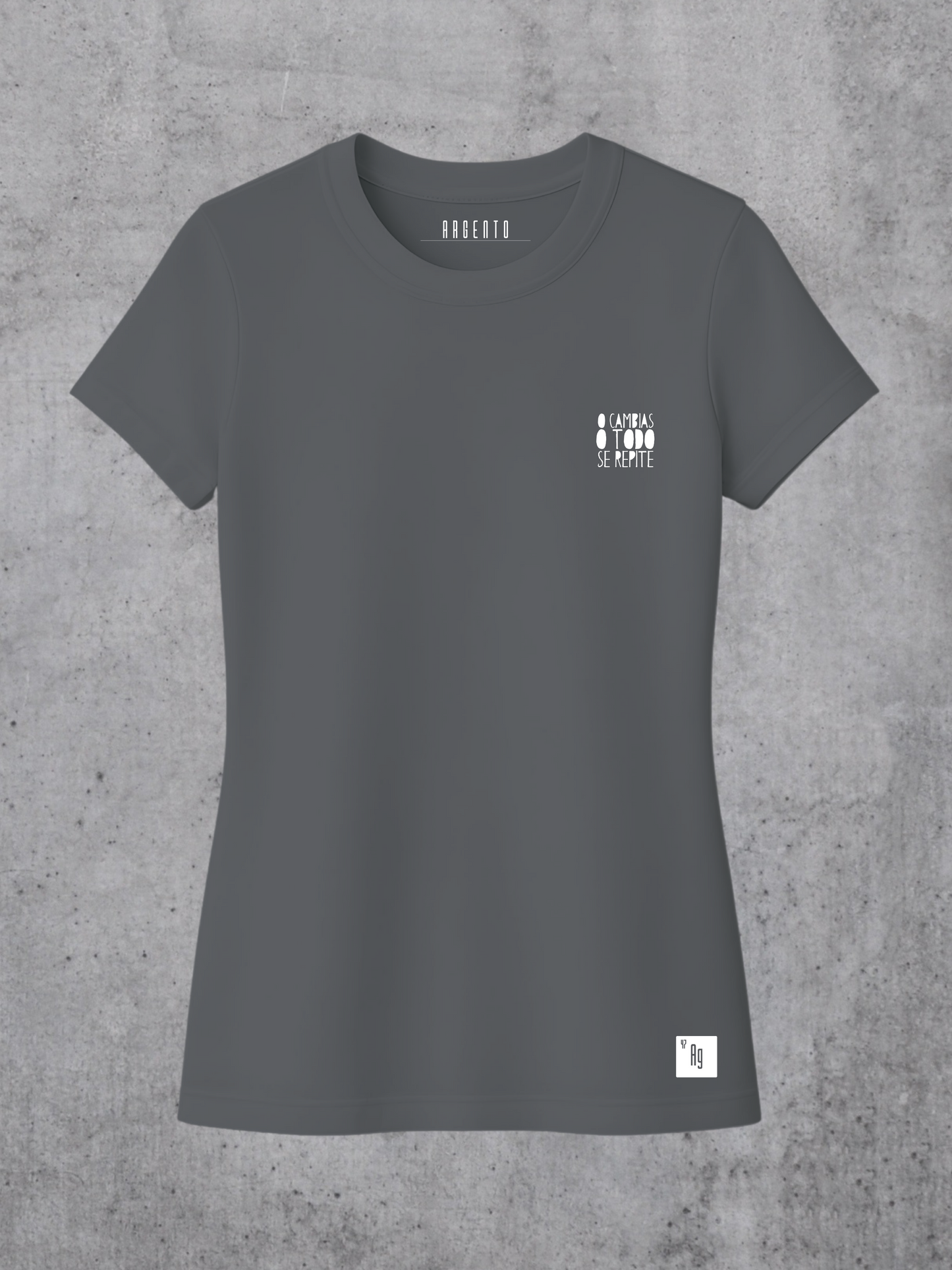 T-shirt O cambias o todo se repite Woman