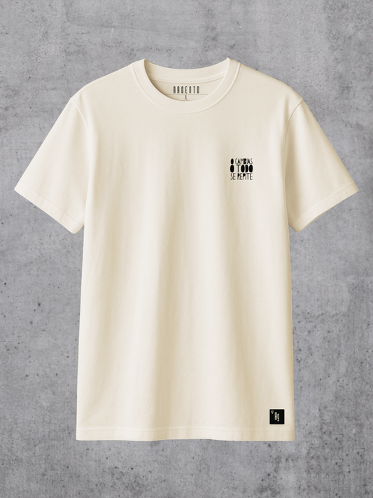 T-shirt O cambias o todo se repite Man