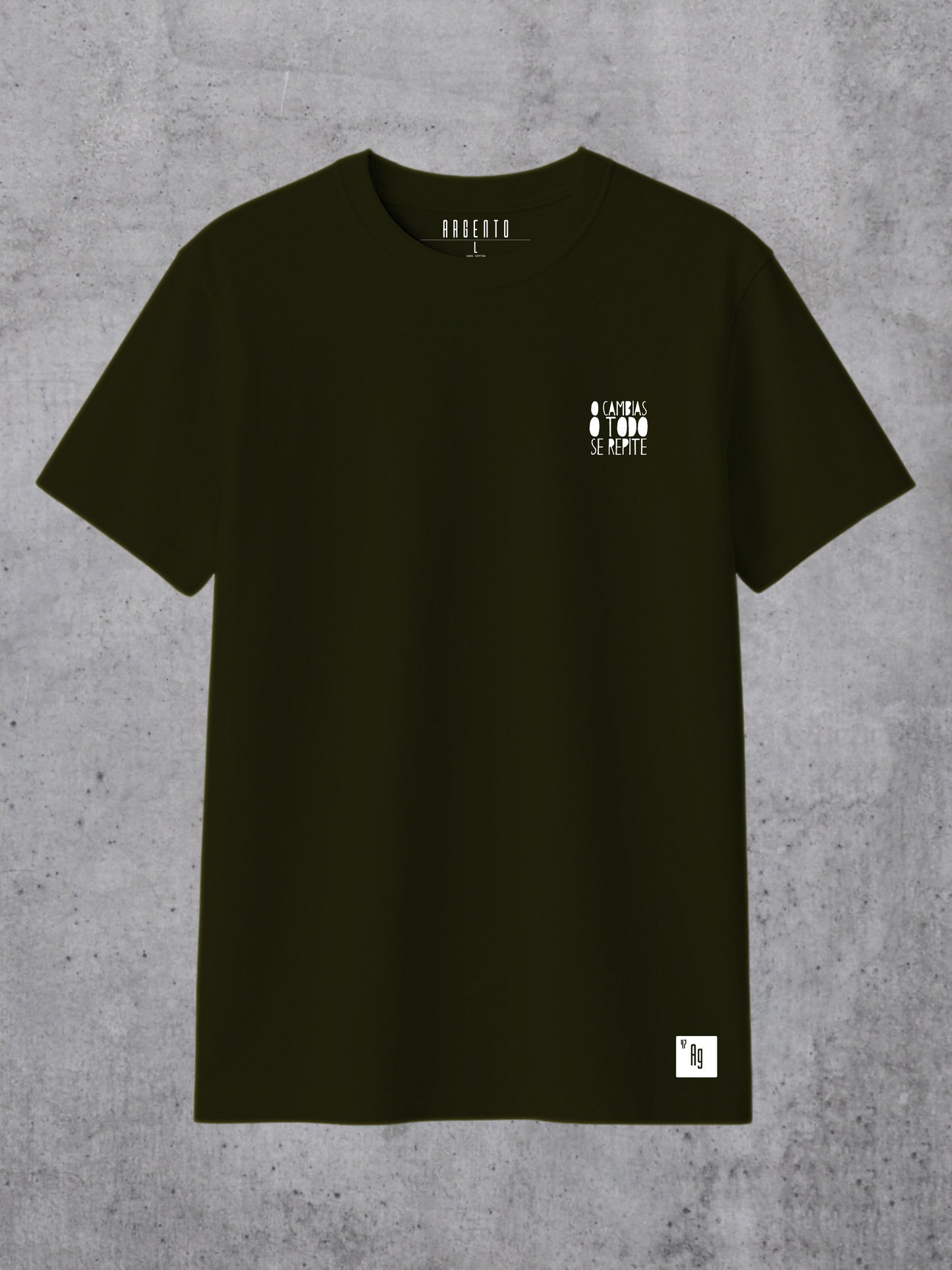 T-shirt O cambias o todo se repite Man