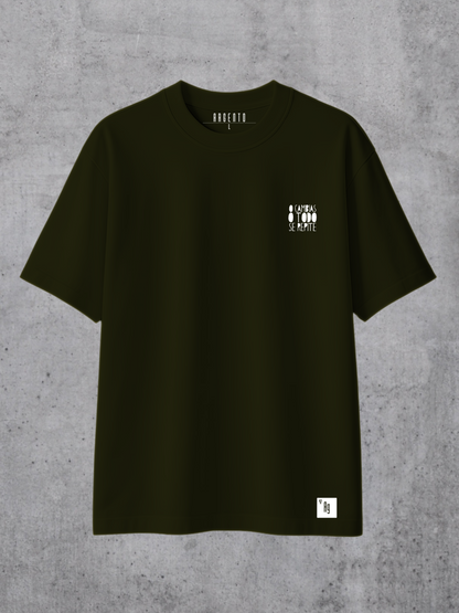 T-shirt O cambias o todo se repite Oversized