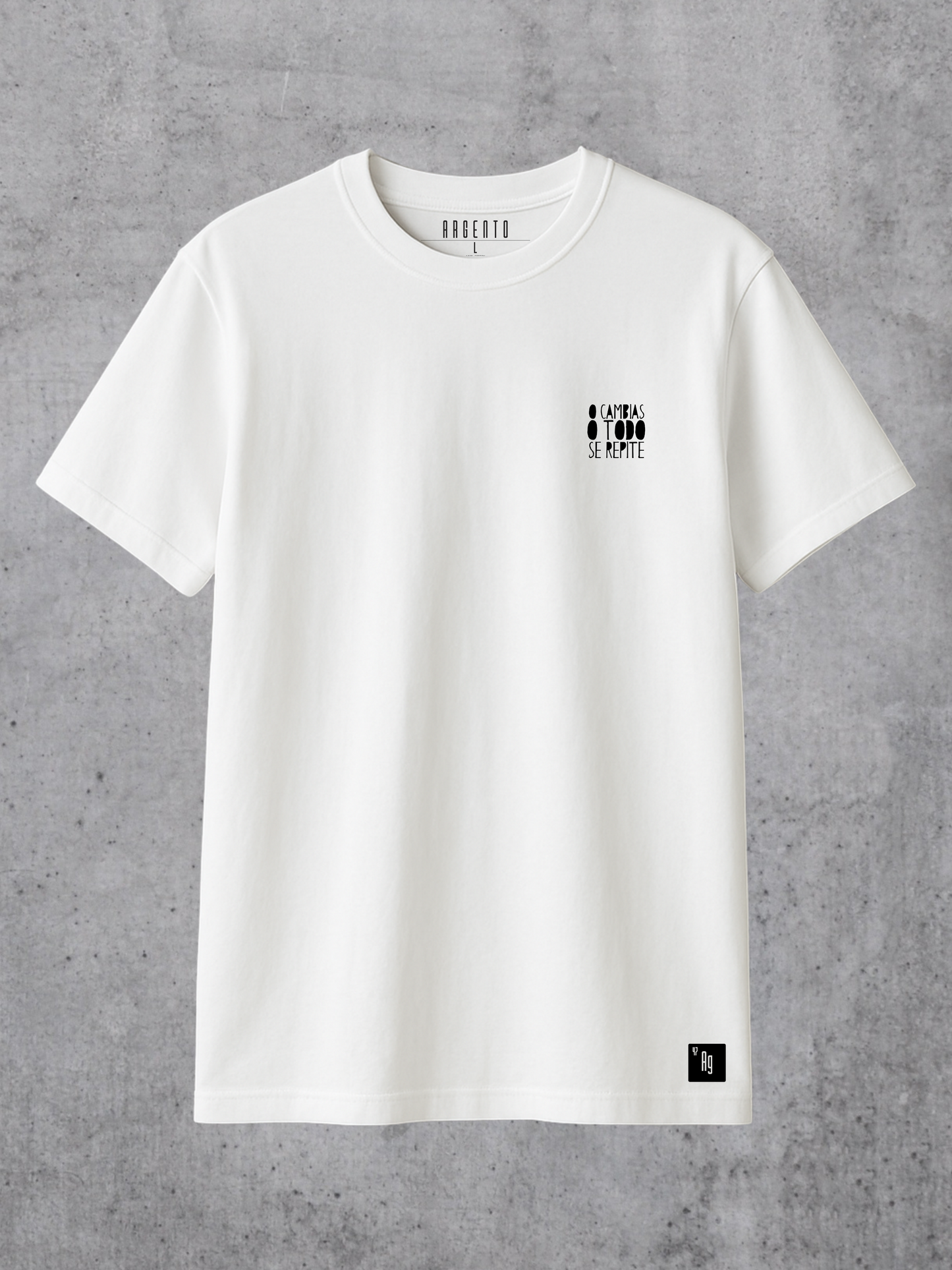 T-shirt O cambias o todo se repite Man