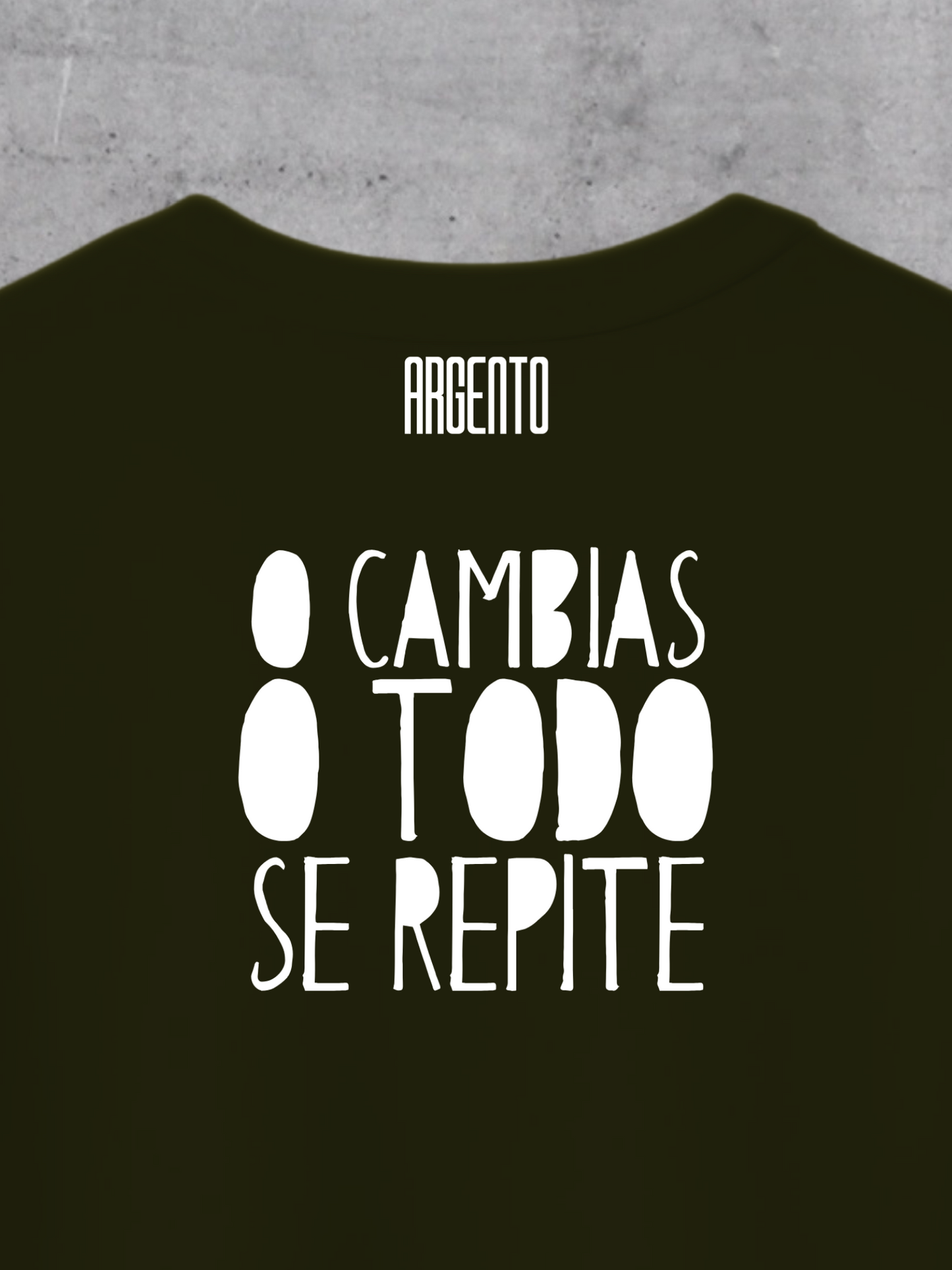 T-shirt O cambias o todo se repite Woman