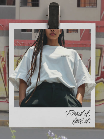 T-shirt ABCDEFUCK Oversized